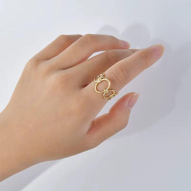 Golden Oval Ring